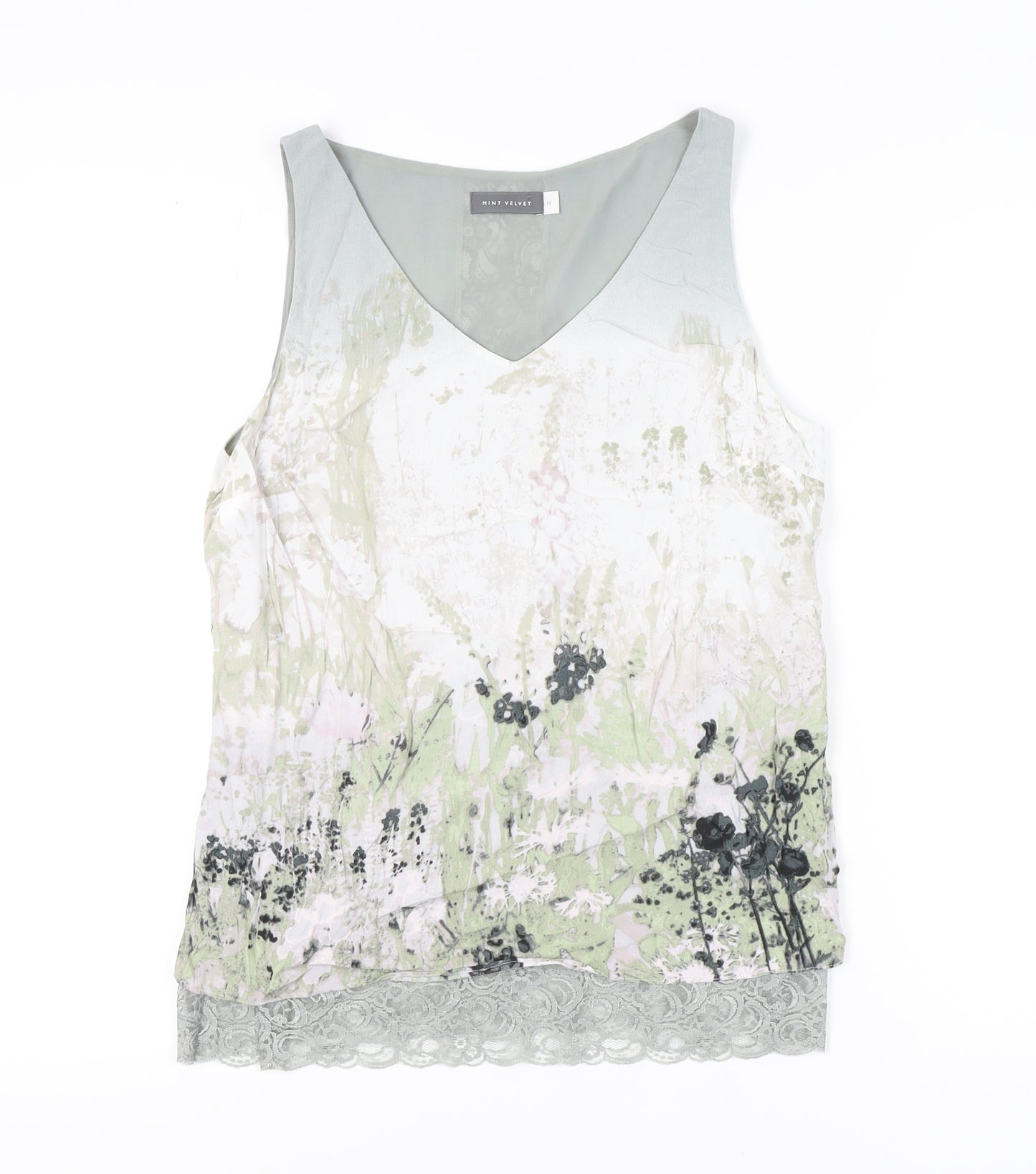 Mint Velvet Women's Multicoloured Floral Camisole Tank Size 12