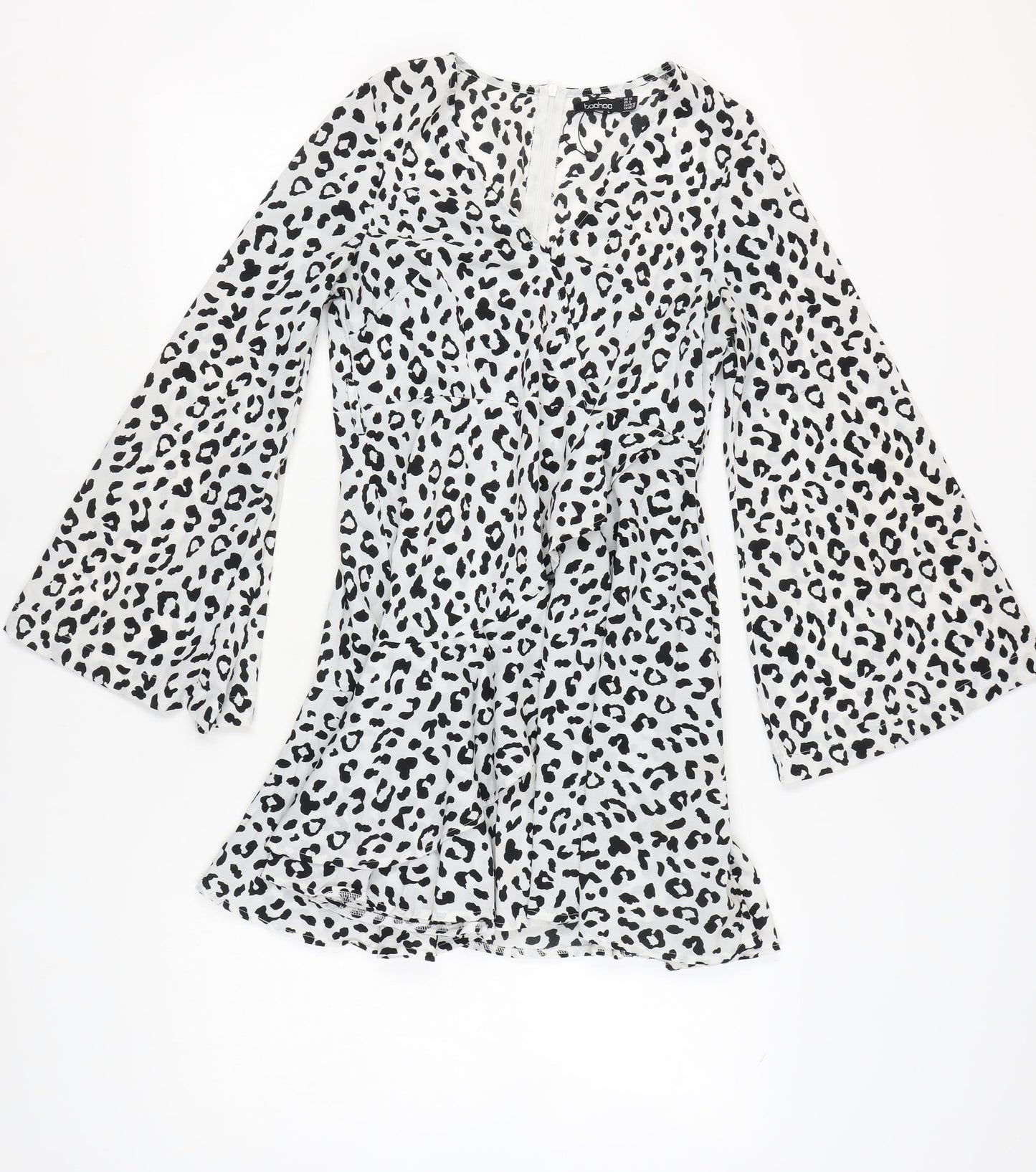 Boohoo Women’s Multicoloured Leopard Print A-Line Dress