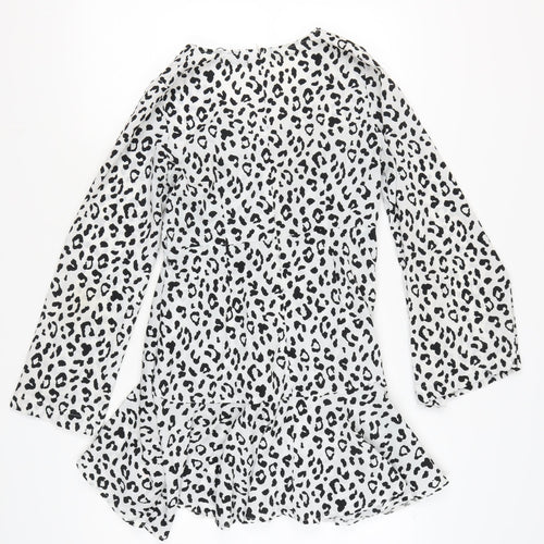Boohoo Women’s Multicoloured Leopard Print A-Line Dress