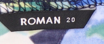 Roman Women's Multicoloured Floral Dress Size 20