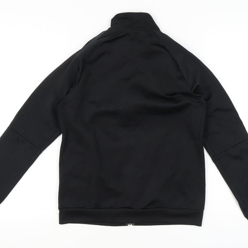 Adidas Boys Black Full Zip Sweatshirt 11-12 Years