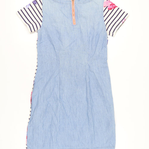 Joules Women Multicoloured Shift Dress Size 8