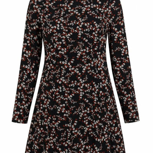 New Look Women's Black Floral Dress Size 14