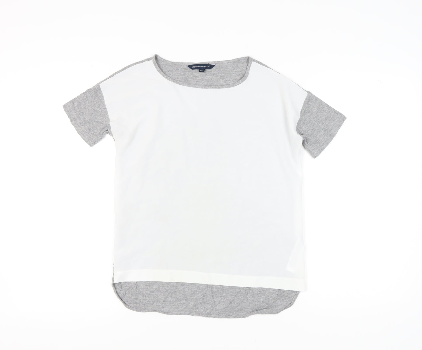 French Connection Women's Grey XS Crew Neck T-Shirt