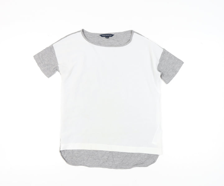 French Connection Women's Grey XS Crew Neck T-Shirt
