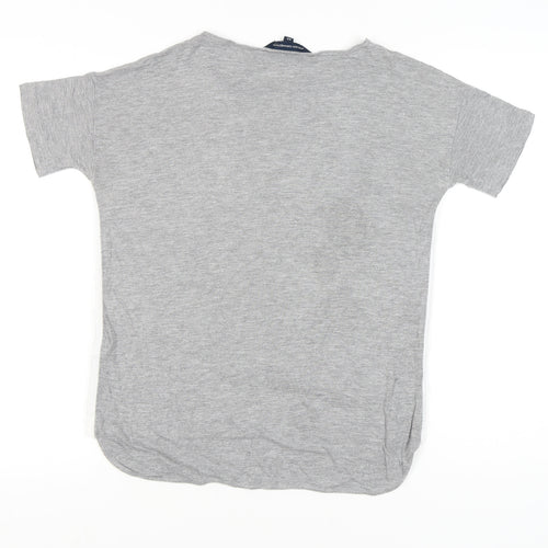 French Connection Women's Grey XS Crew Neck T-Shirt