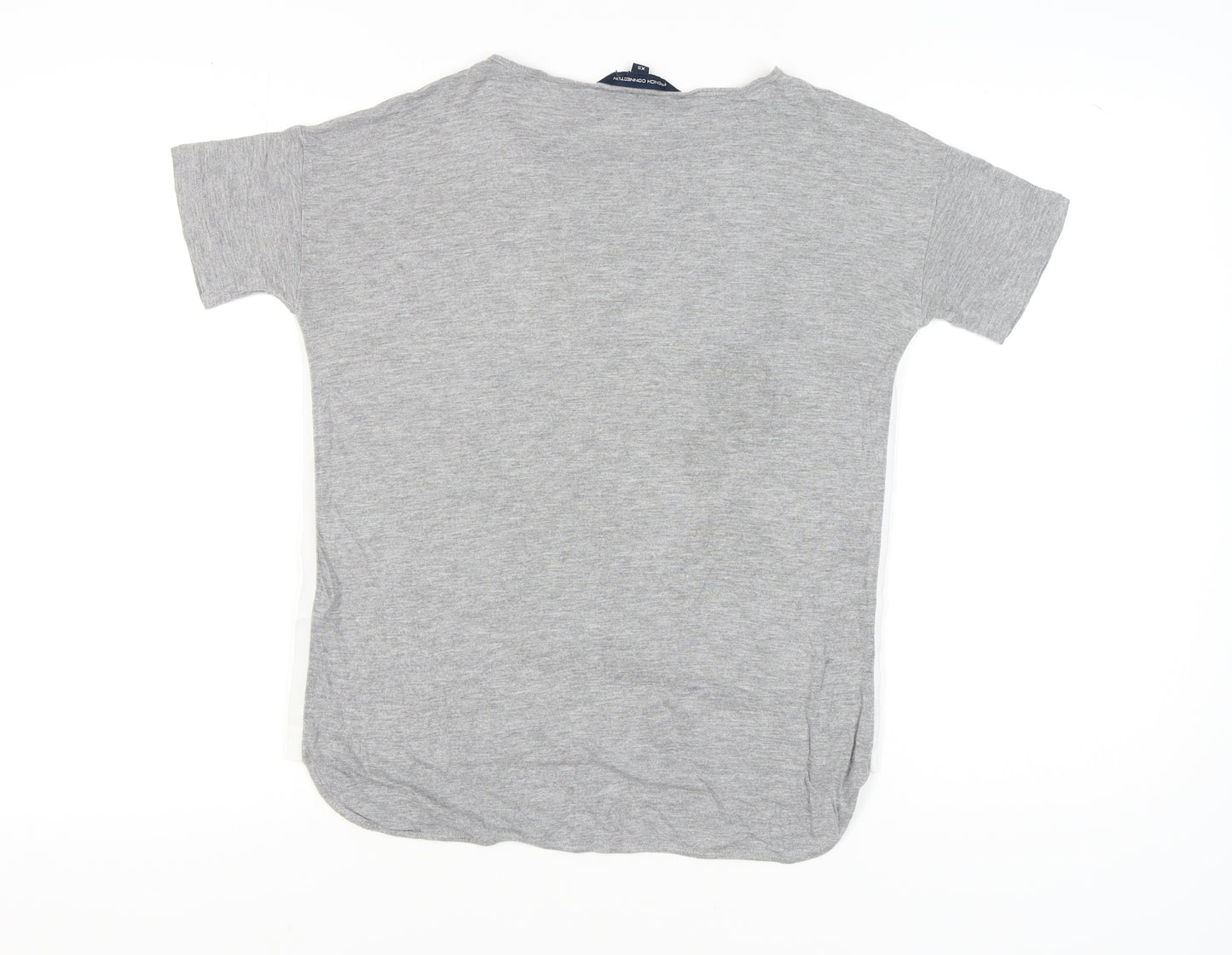 French Connection Women's Grey XS Crew Neck T-Shirt