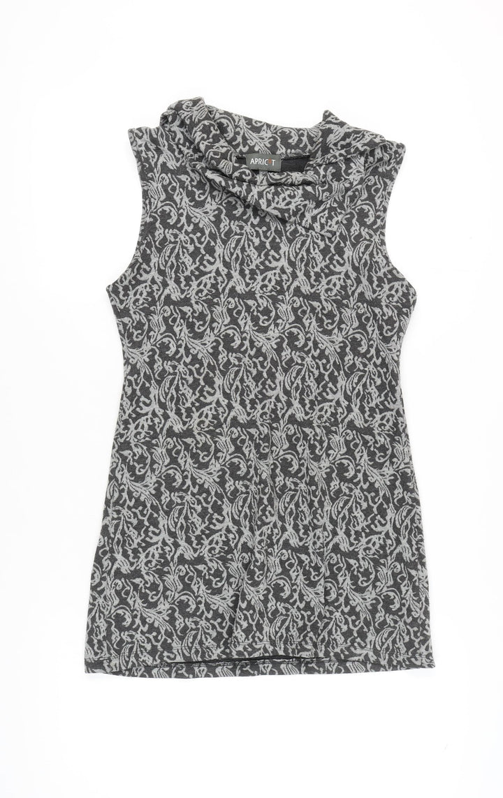 Apricot Women's Grey Sleeveless Cowl Neck Dress