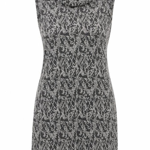 Apricot Women's Grey Sleeveless Cowl Neck Dress