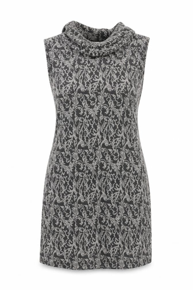 Apricot Women's Grey Sleeveless Cowl Neck Dress