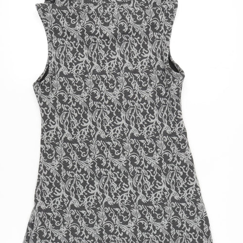 Apricot Women's Grey Sleeveless Cowl Neck Dress