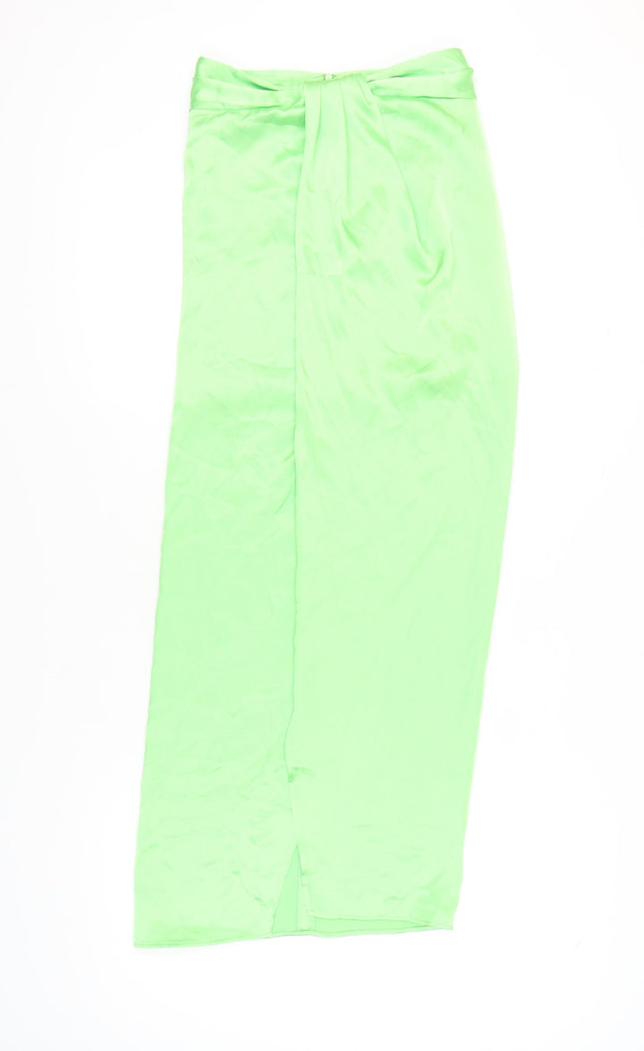 Zara Women's Long Green Skirt XS