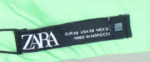 Zara Women's Long Green Skirt XS
