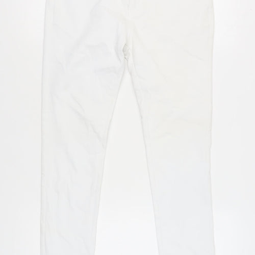 QED London Women's White Skinny Jeans Size 10