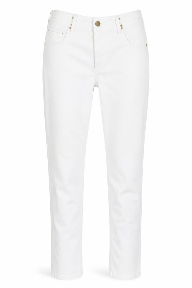 QED London Women's White Skinny Jeans Size 10
