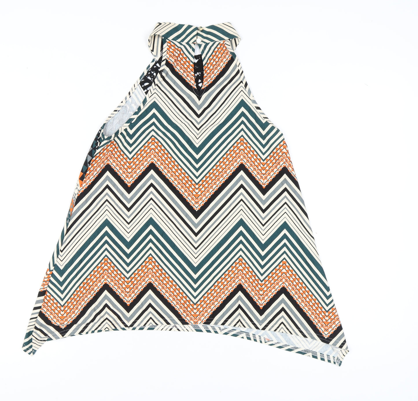 Oasis Women's Multicoloured Geometric S Blouse