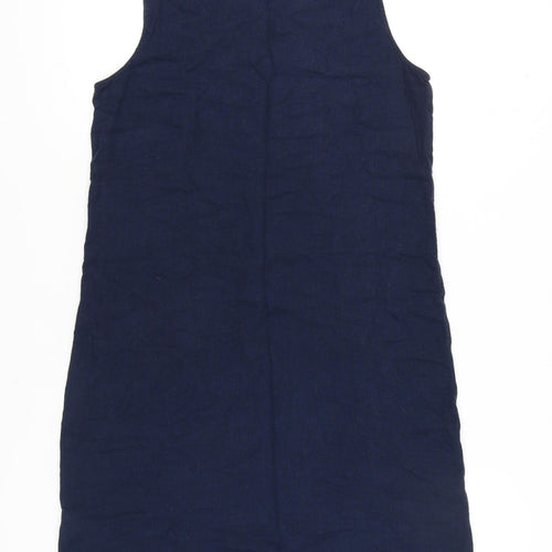 Marks and Spencer Blue Sleeveless Denim Dress - Size 10