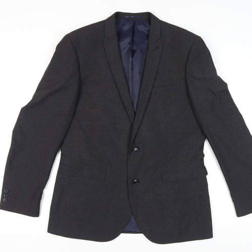Next Men's Grey Blazer 42 Regular Jacket