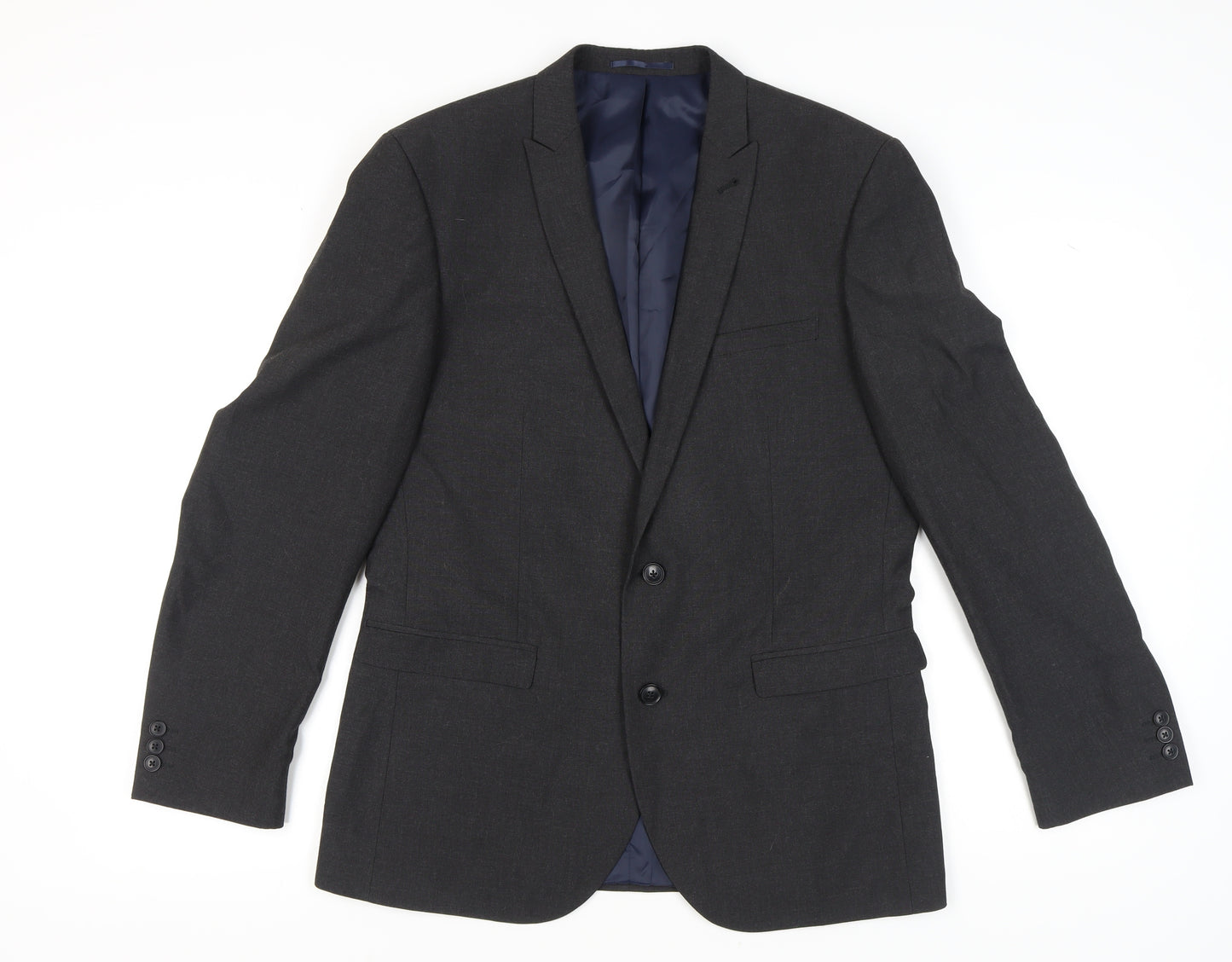 Next Men's Grey Blazer 42 Regular Jacket