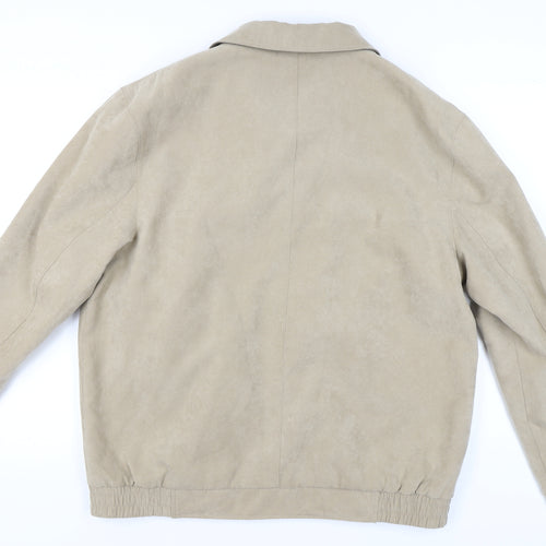 BHS Men's Beige Basic Jacket, Size L 41-43", Casual