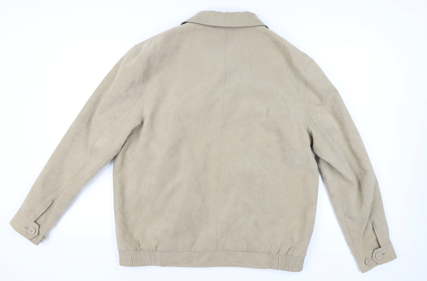 BHS Men's Beige Basic Jacket, Size L 41-43", Casual