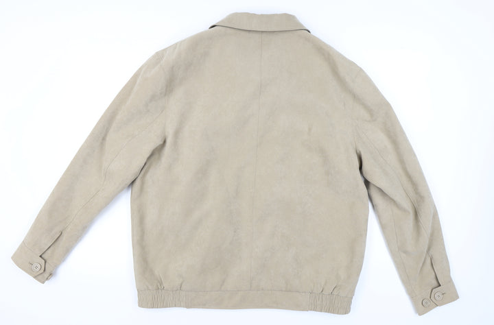 BHS Men's Beige Basic Jacket, Size L 41-43", Casual