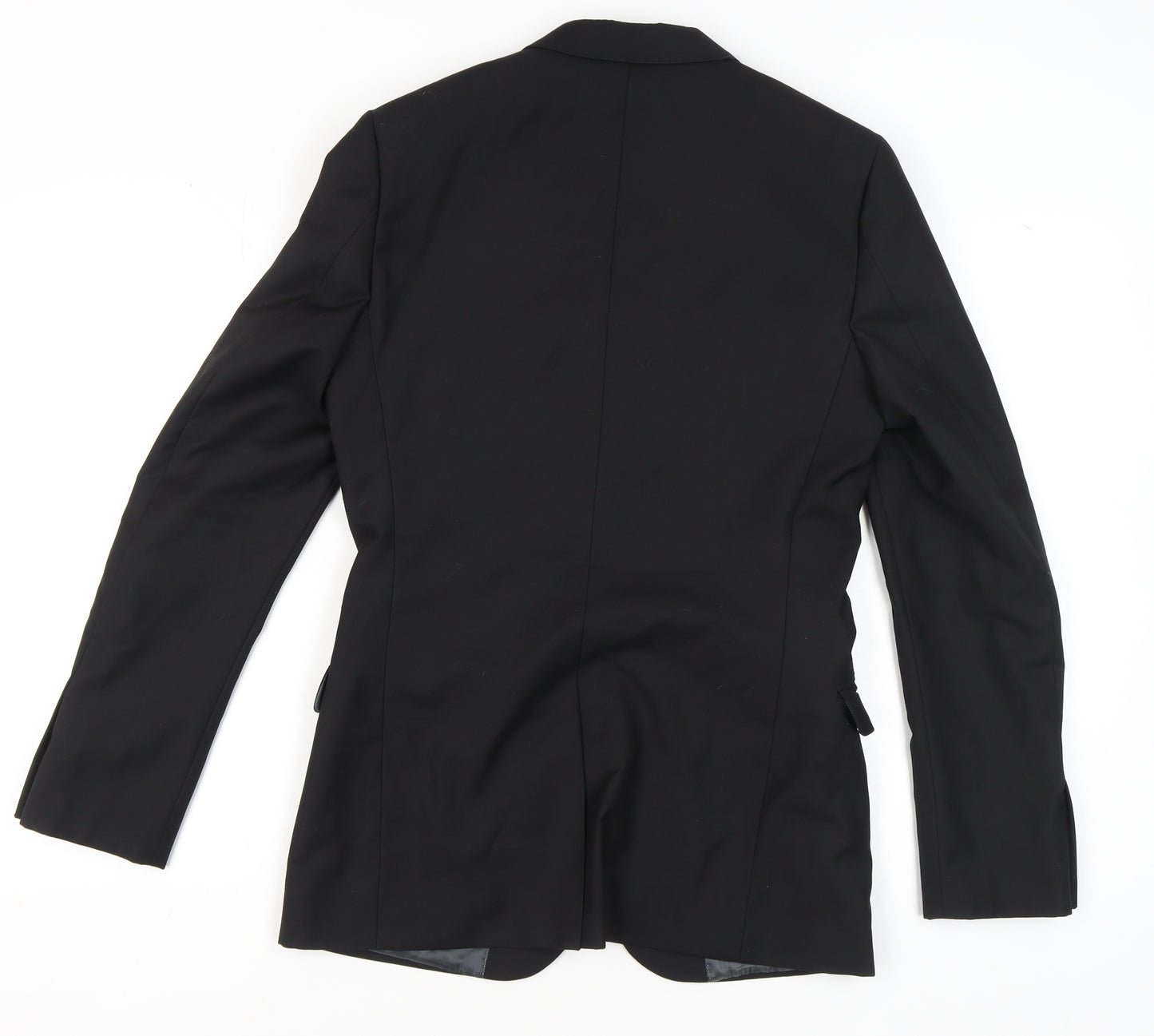 Topman Men's Black Slim Fit Blazer, Size 36L