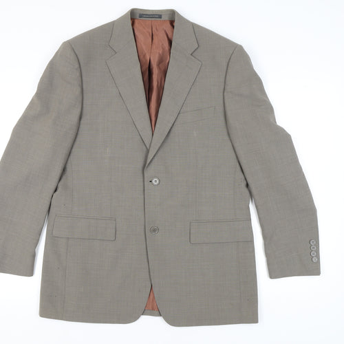 Greenwoods Men's Brown Blazer 40R Formal Jacket