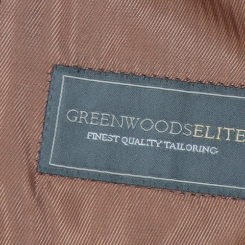 Greenwoods Men's Brown Blazer 40R Formal Jacket