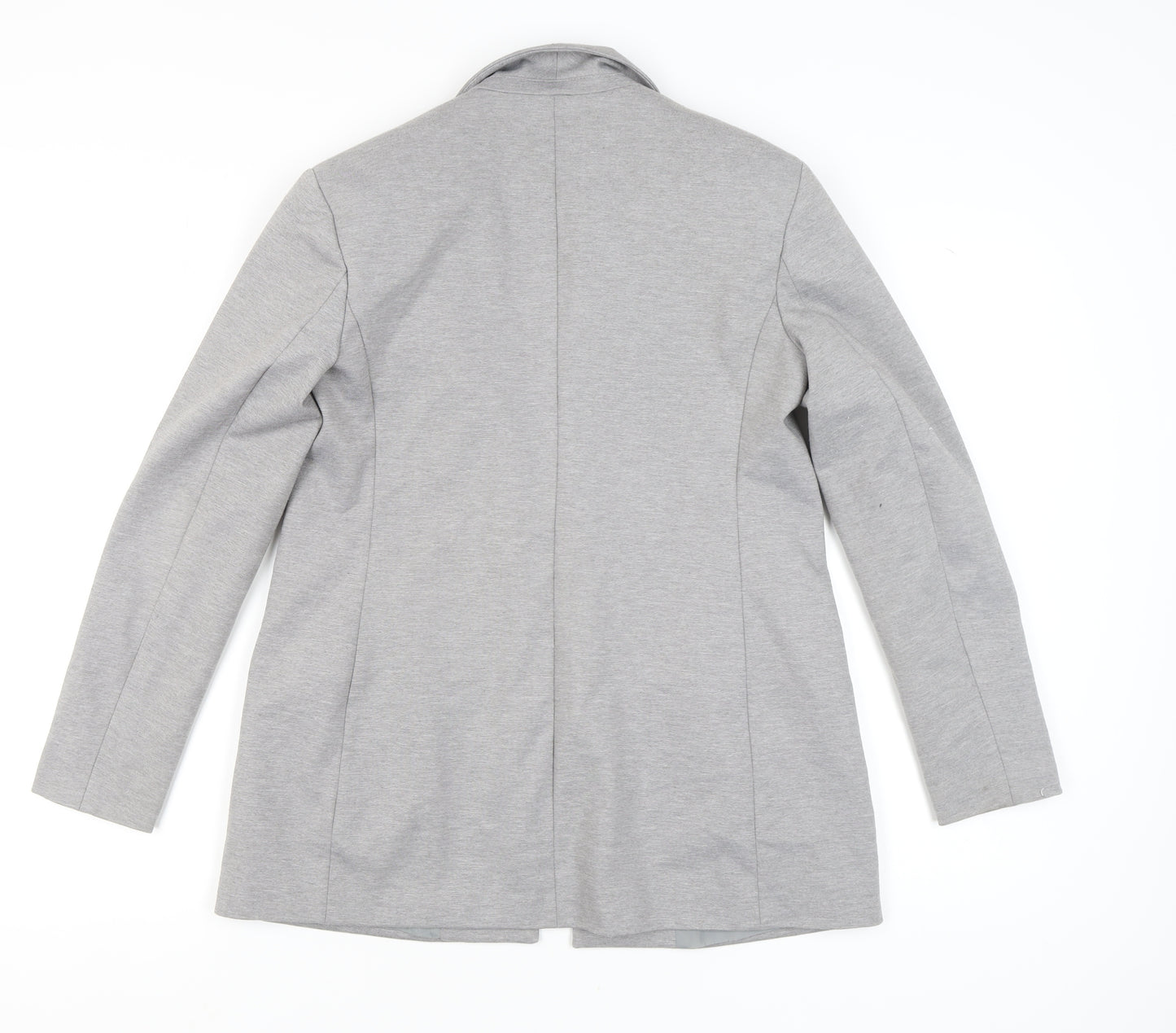 Dorothy Perkins Women's Grey Blazer, Size 8, Double-Breasted
