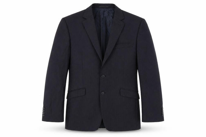 John Lewis Men's Black Long Blazer, 42L Wool Jacket