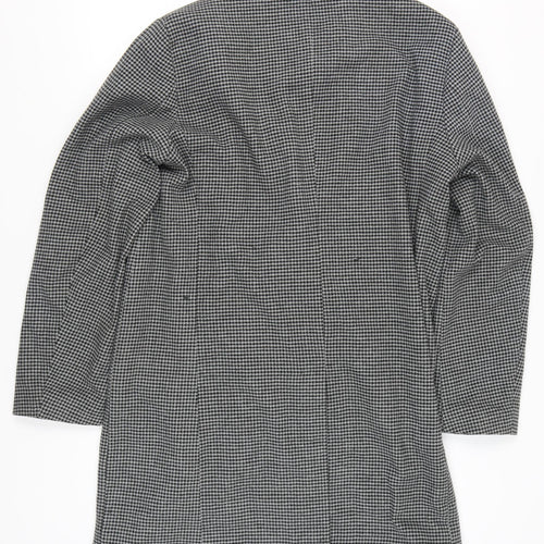 Livergy Men's Grey Houndstooth Overcoat XL