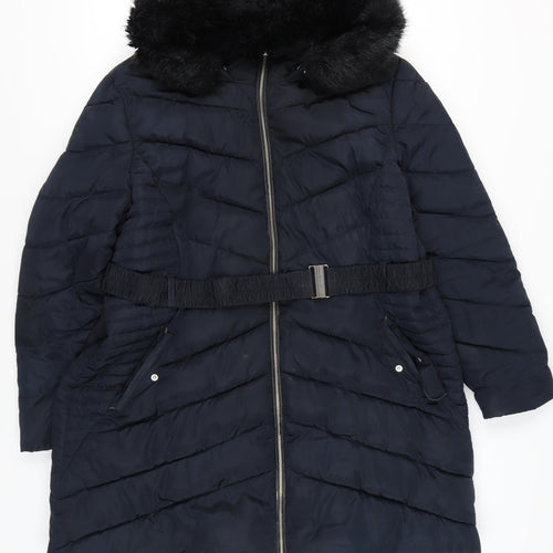 Dorothy Perkins Women's Black Puffer Coat Size 22
