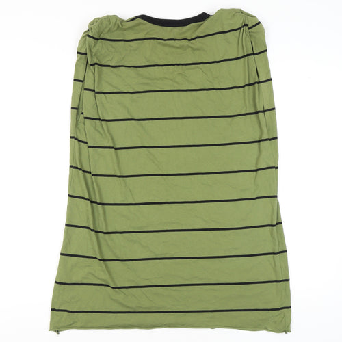 ASOS DESIGN Women Green Striped Dress Size 10