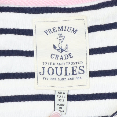Joules Women's Striped T-Shirt Dress Size 6