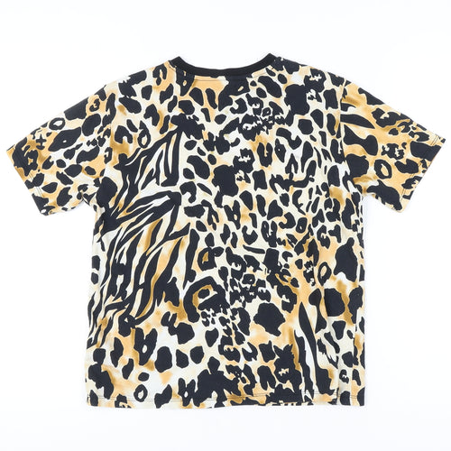 ASOS Women’s Multicoloured Animal Print T-Shirt UK 8
