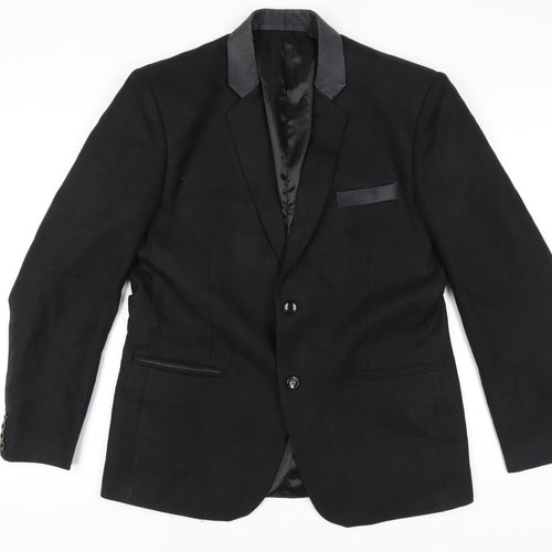Arjay Men's Black Blazer Jacket Size 44 Regular
