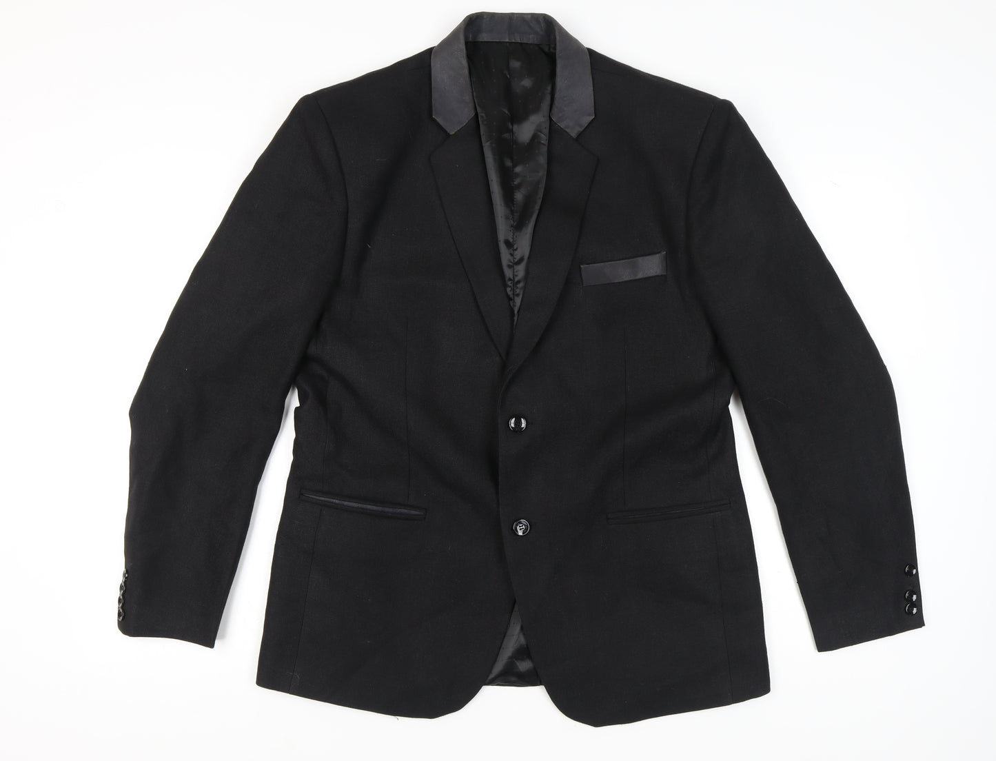 Arjay Men's Black Blazer Jacket Size 44 Regular