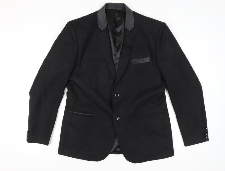 Arjay Men's Black Blazer Jacket Size 44 Regular