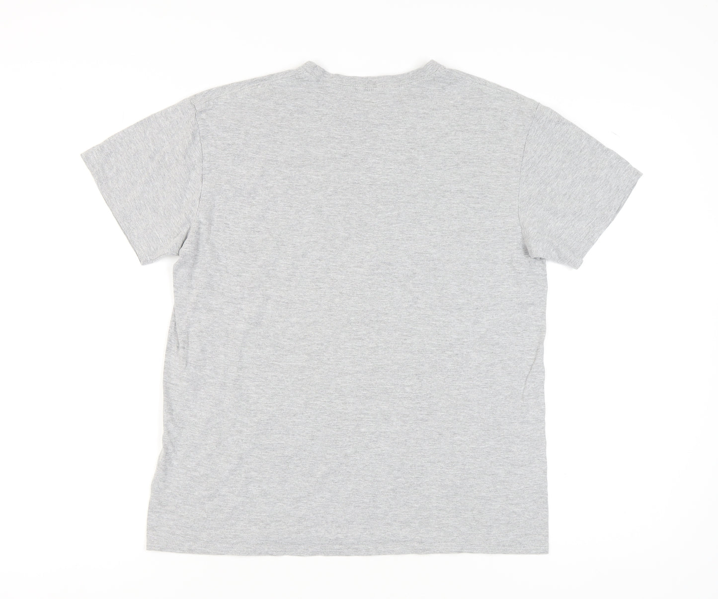 boohoo Men's Grey Graphic T-Shirt M