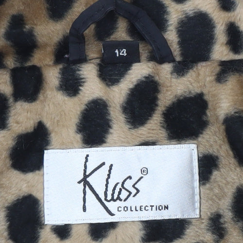 Klass Collection Women's Black Puffer Coat Size 12