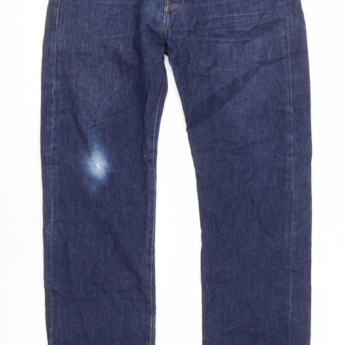 Levi's Men's Blue Straight 501 Jeans, Size 32