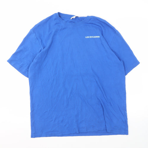 Les Benjamins Men's Blue Graphic T-Shirt M