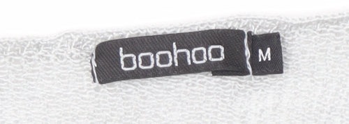 Boohoo Women's Grey Shrug, M, Open-Knit Jumper