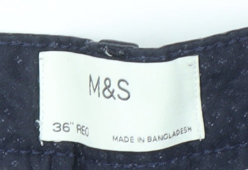 Marks and Spencer Men's Black Chino Shorts Size 36