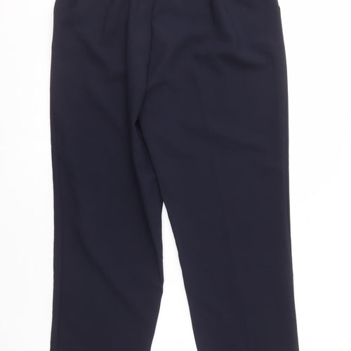 Classic Women's Blue Classic Trousers, Size 16, Elastic Waist