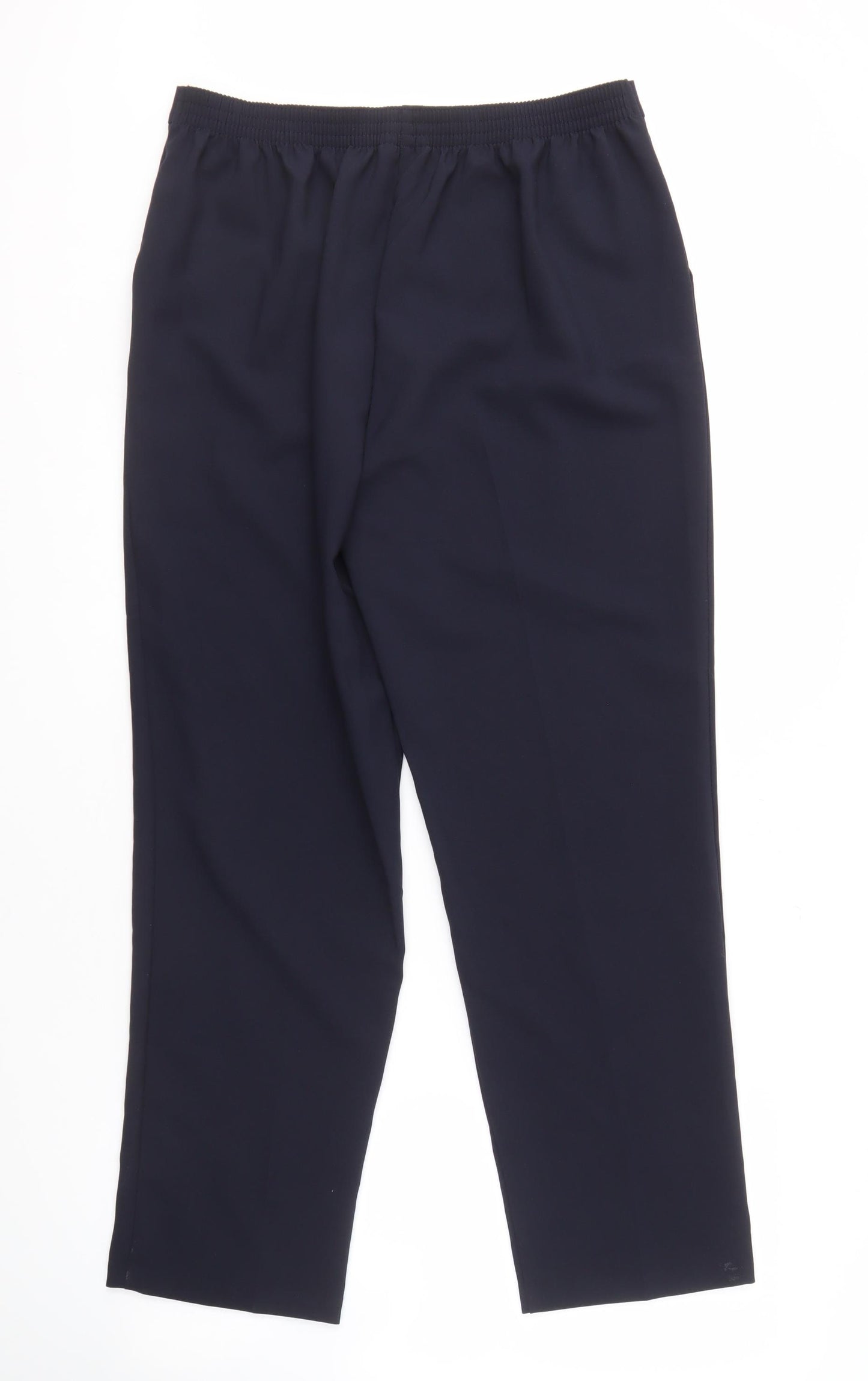 Classic Women's Blue Classic Trousers, Size 16, Elastic Waist