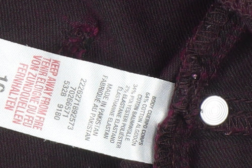 Dorothy Perkins Women’s Purple Skinny Jeans, UK 16
