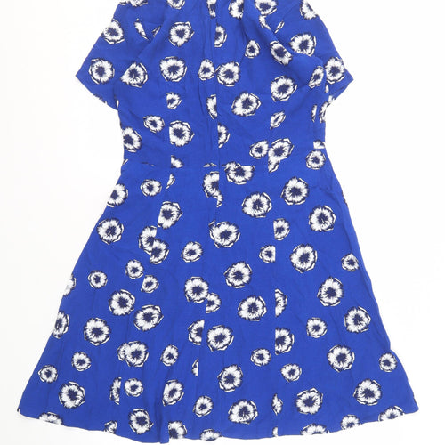 Gap Women's Blue Floral Dress Size 6