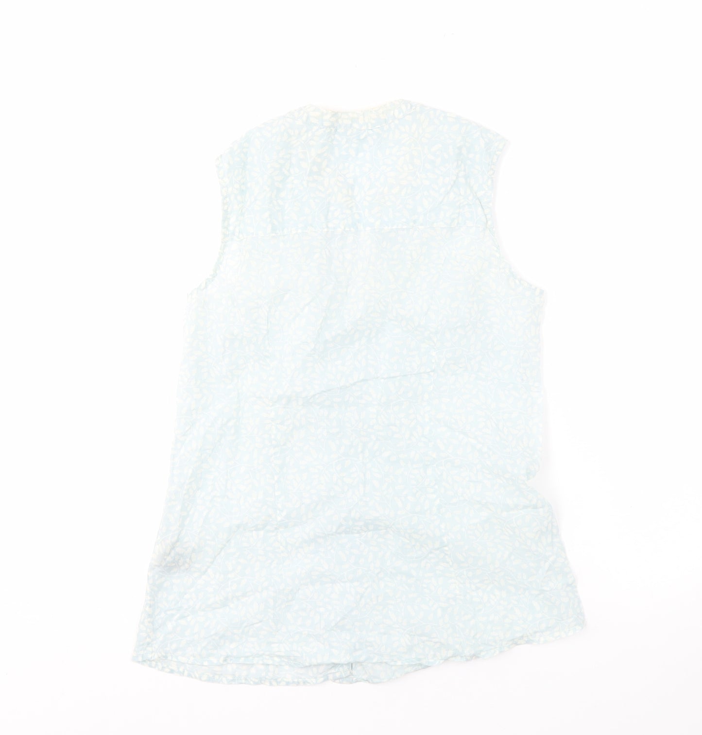 Boden Women's Blue Floral Blouse, Size 8